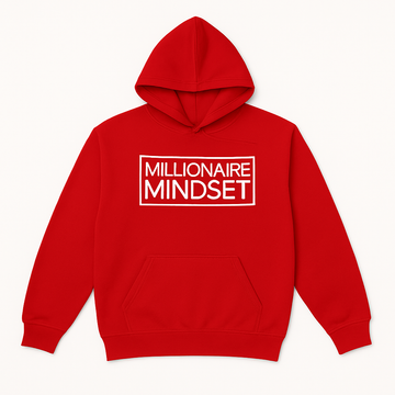 Millionaire Mindset Red/White Hoodie