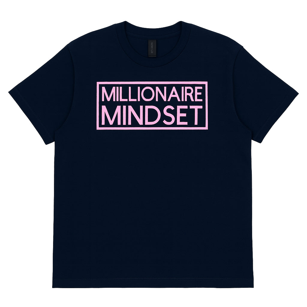 Millionaire Mindset T-Shirt - Light Pink