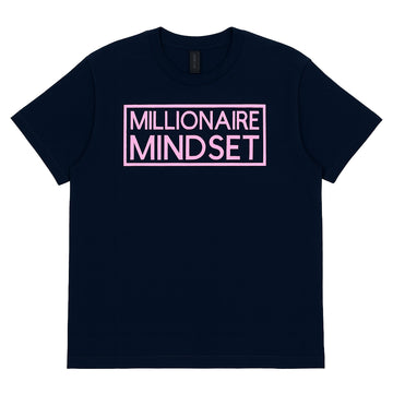 Millionaire Mindset T-Shirt - Light Pink