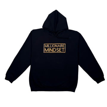 Millionaire Mindset Black/Gold Hoodie