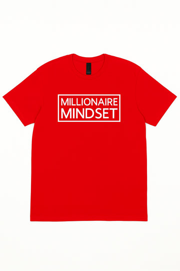 Millionaire Mindset T-Shirt - Red